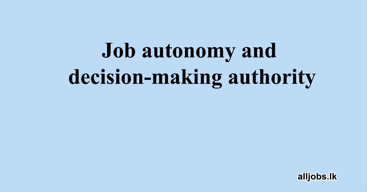 Job-autonomy-and