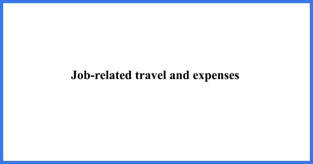 Job-related-travel-and-expenses