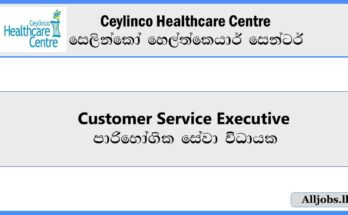 Customer-Service-Executive-Ceylinco-Health-care-Centre-Job-Vacancies-2024-alljobs.lk