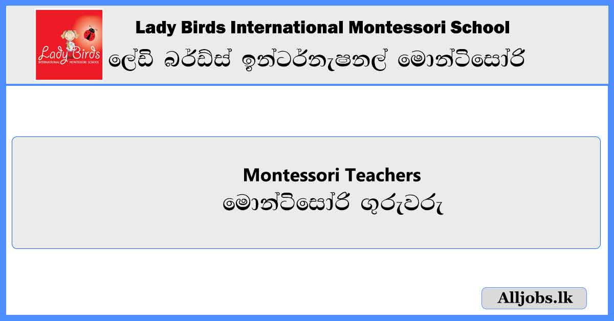 Montessori-Teachers-Lady-Birds-International-Montessori-School-Job-Vacancies-2024