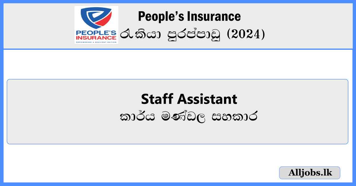 Staff-Assistant-People’s-Insurance-Job-Vacancies-2024-alljobs