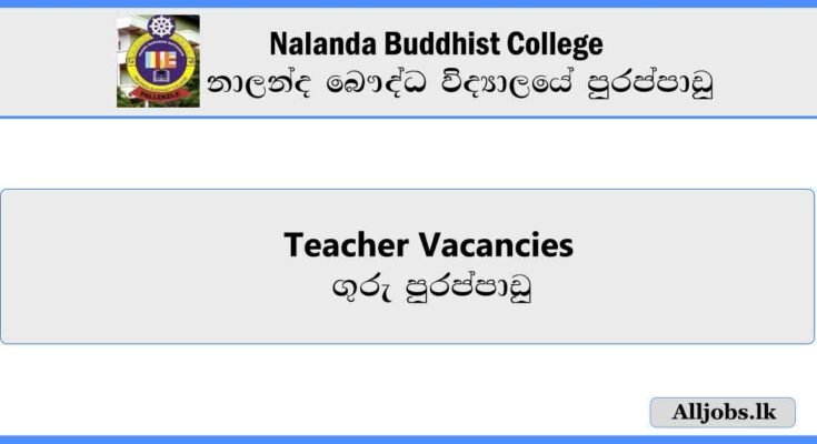 Teacher-Vacancies-Pallekele-Nalanda-Buddhist-College-Vacancies-2024-alljobs.lk