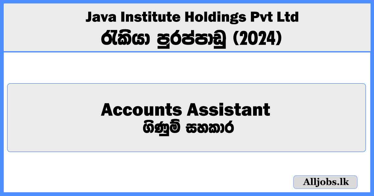 accounts-assistant-java-institute-holdings-pvt-ltd