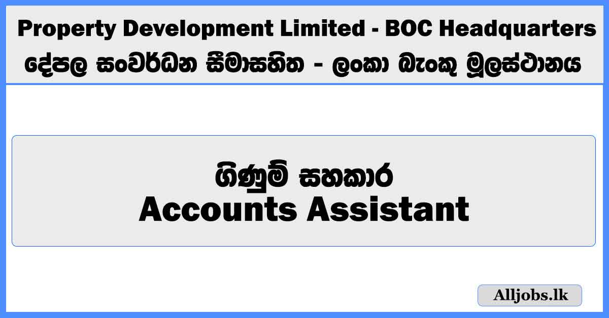 accounts-assistant-property-development-limited-boc-headquarters-job-vacancies