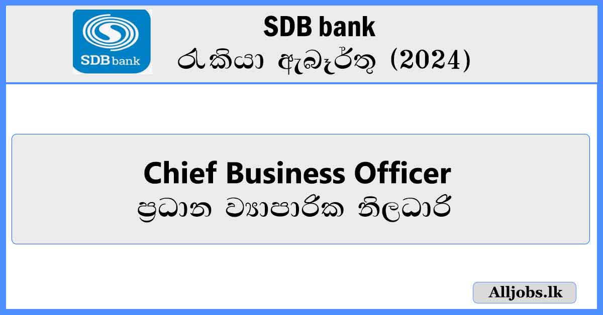 chief-business-officer-sdb-bank-job-vacancies