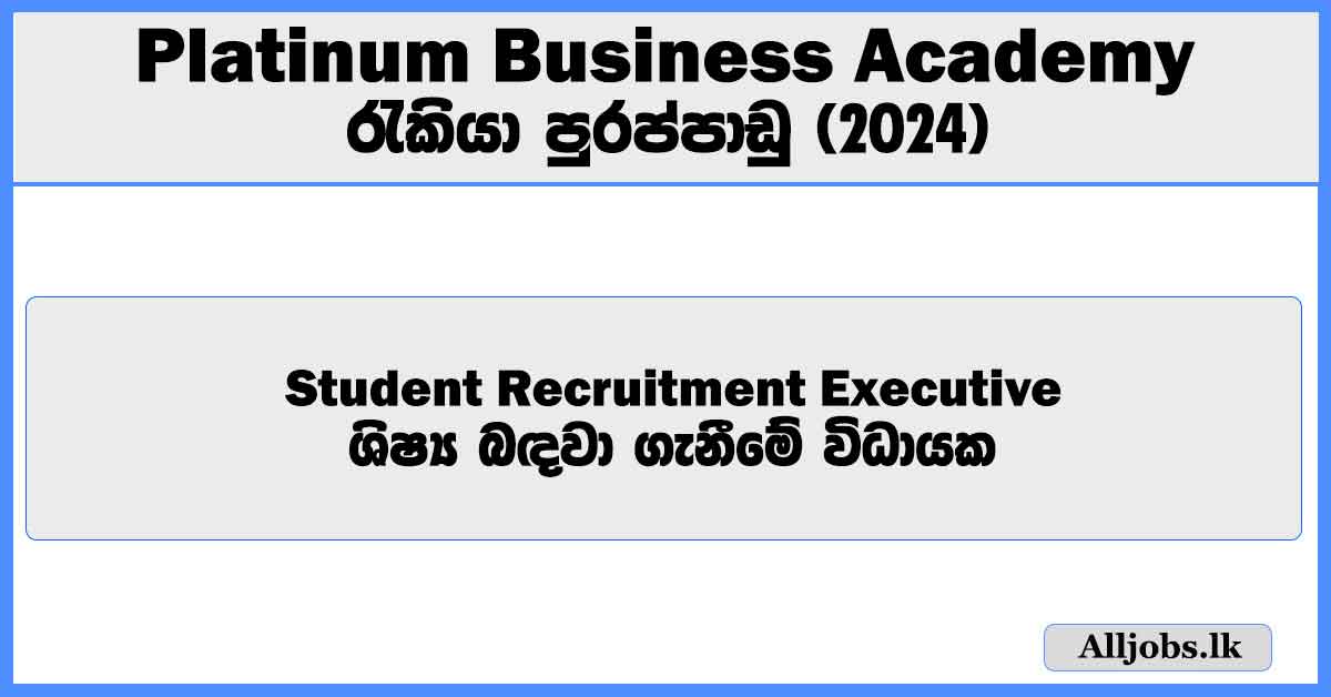 student-recruitment-executive-platinum-business-academy-job-vacancies-2024