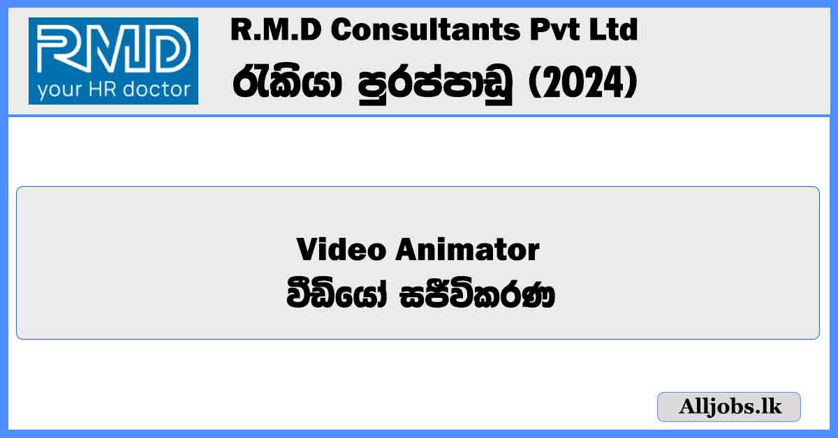 video-animator-rmd-consultants-pvt-ltd-job-vacancies-2024