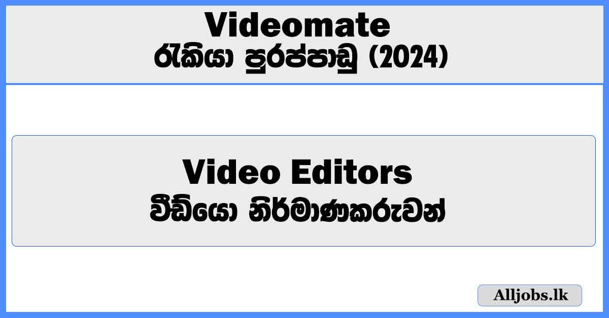 video-editors-videomate-job-vacancies